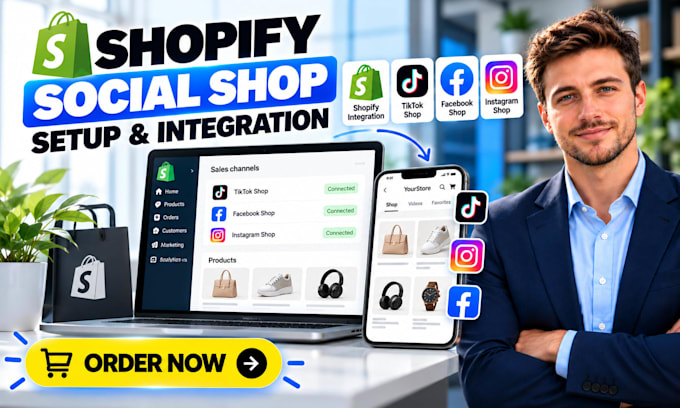 setup tiktok shop facebook instagram shop meta pixel shopify integration