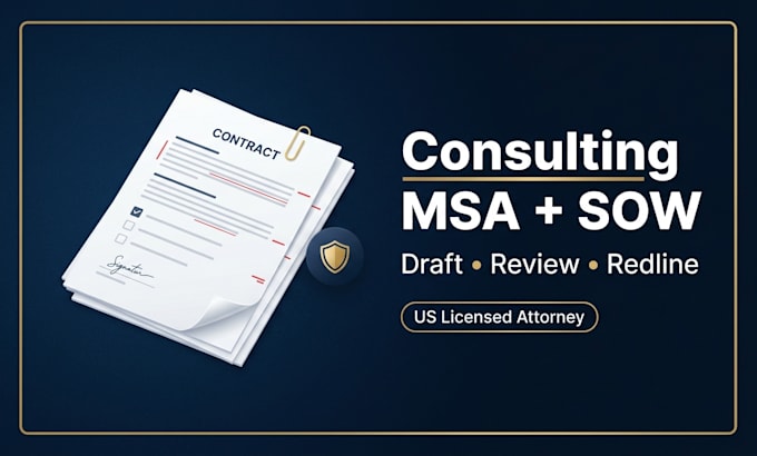 draft professional services msa terms and legal contracts