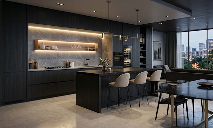 create stunning kitchen designs in 3d