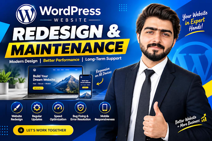 do maintenance of wordpress websites and fixes their bugs