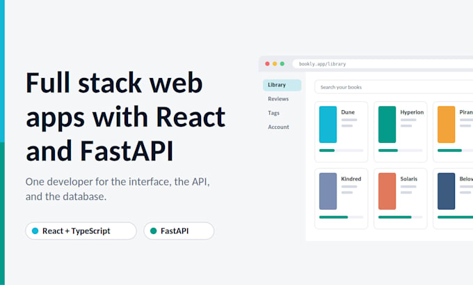 build your full stack web app with reactjs and fastapi