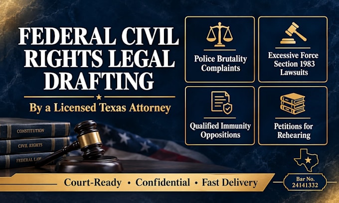 draft a qualified immunity summary judgment opposition brief
