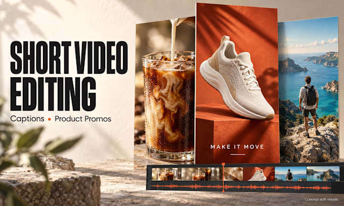 edit short videos and product promos with captions