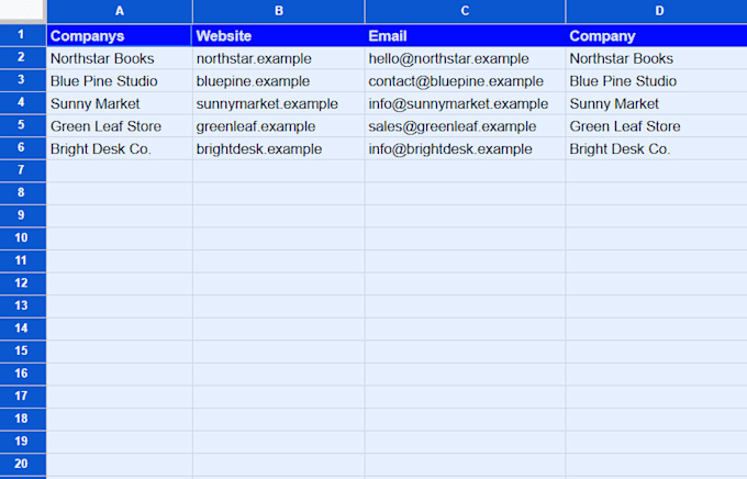 do data entry, copy paste, and web research in excel