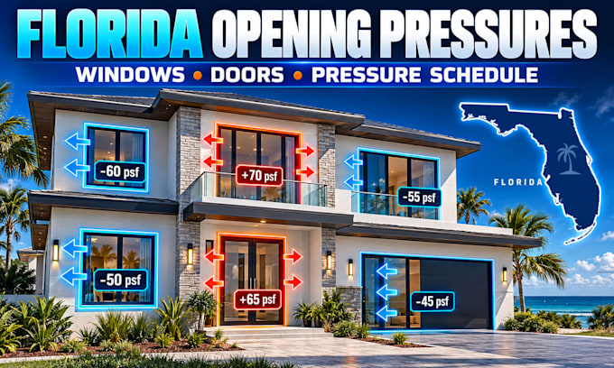 calculate florida window and door design pressures