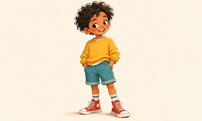 illustration childrens book character design