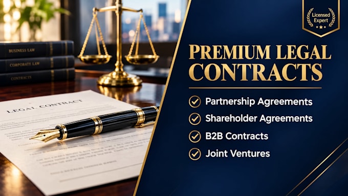 draft a robust business partnership contract and b2b