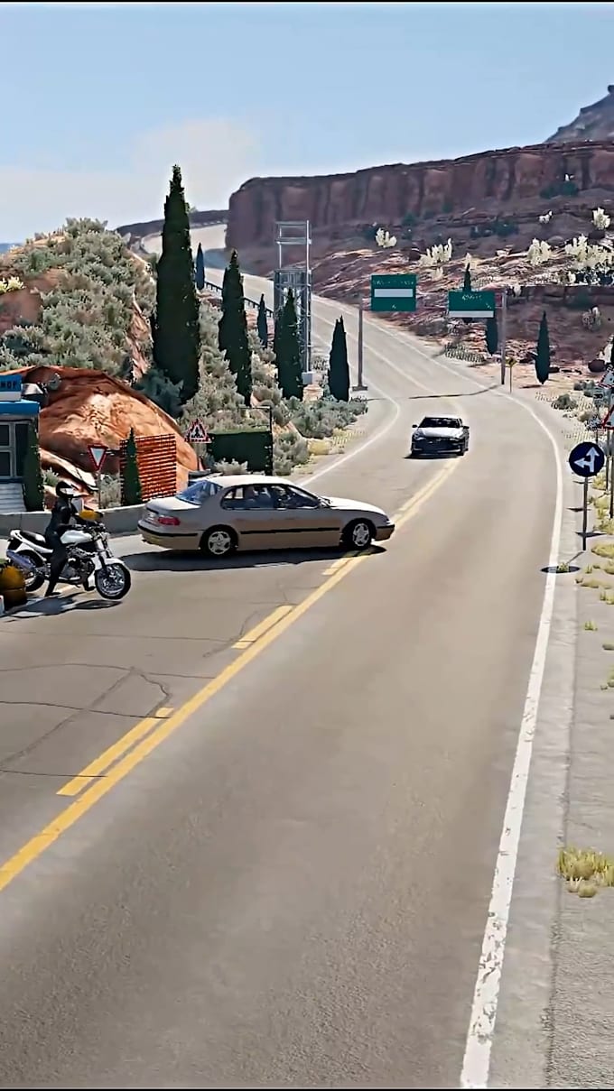 create realistic crash scene animations for car accidents, people, and objects