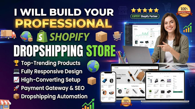 build your professional dropshipping shopify store