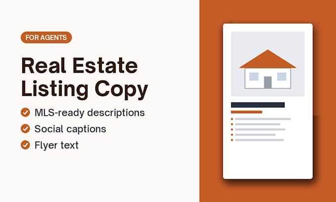write mls ready real estate listing descriptions and social captions
