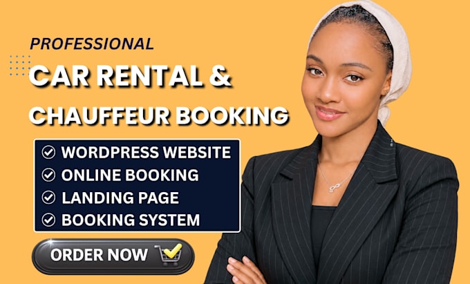 design a wordpress car rental and booking website