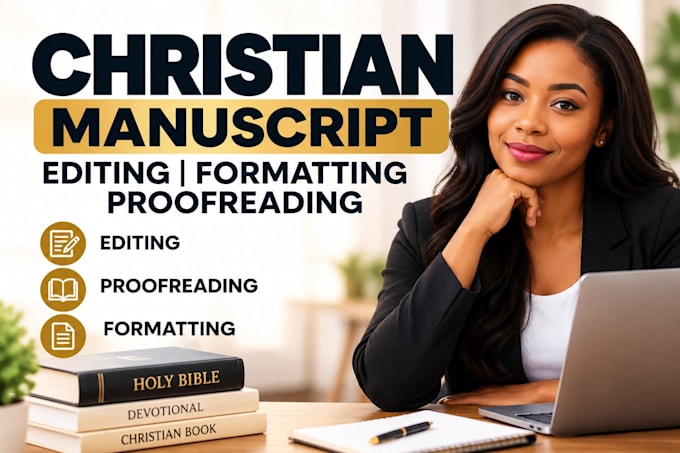edit, proofread and format your christian manuscript or ebook