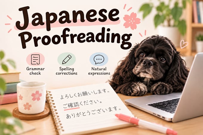 proofread and improve your japanese text naturally