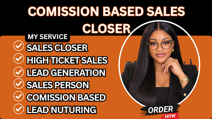 commission based sales closer sales representative appointment setting