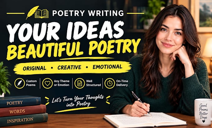 write a custom poem, rhyming poetryon any topic