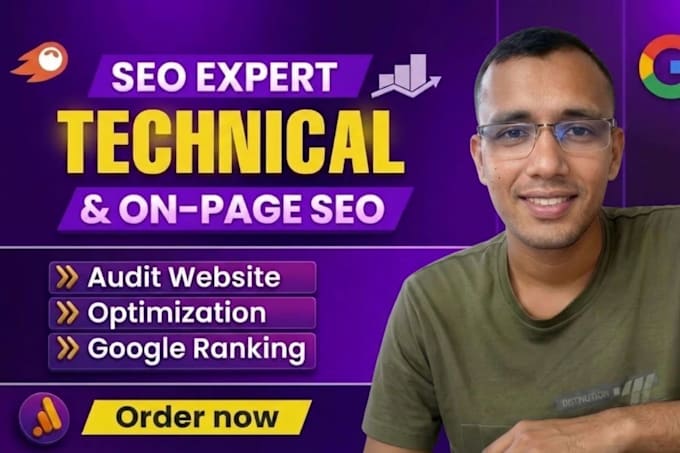 do on page and technical SEO, website audit and fix google indexing