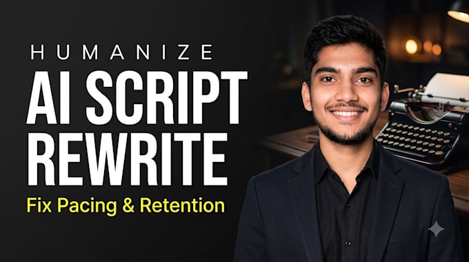 rewrite humanize and fix your ai youtube script