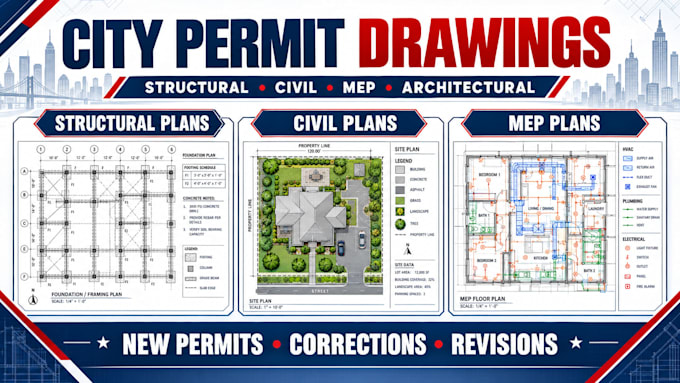 civil and structural engineering calculations, structural design, permit drawing