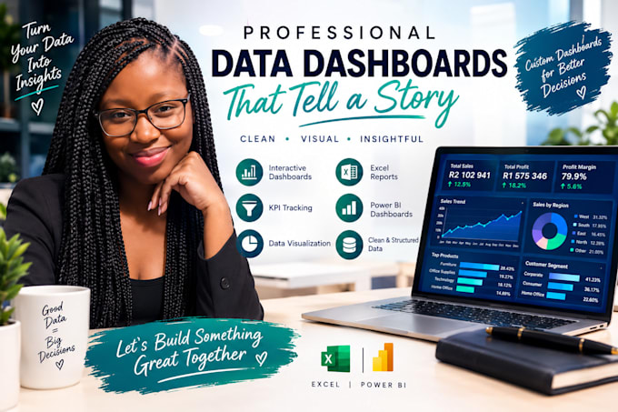 create an excel dashboard with charts and kpis