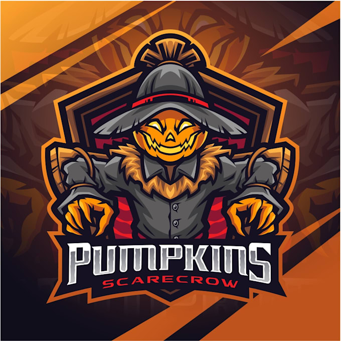 design a modern amazing pumpkin logo