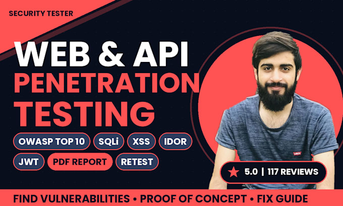 perform manual web app and api penetration testing, owasp top 10 pentest