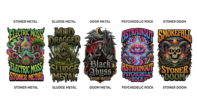 do stoner sludge metal doom metal psychedelic rock logo