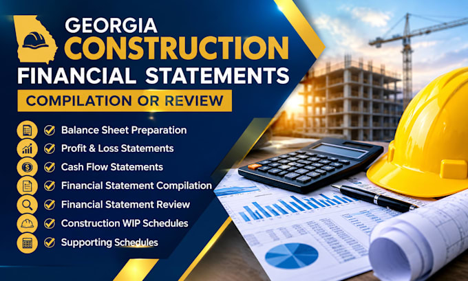 prepare georgia construction financial statements compilation or review