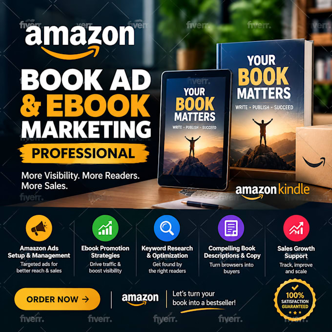 book promotion and ebook marketing using amazon KDP ads