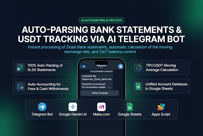 build ai telegram bot for fintech statement parsing