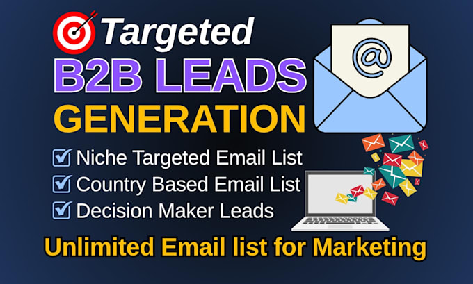 targeted b2b lead generation with email list marketing