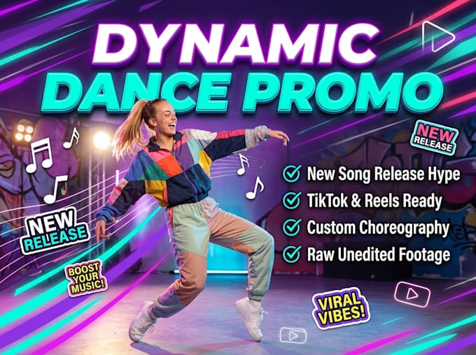 record a dynamic dance promo video for your new song release