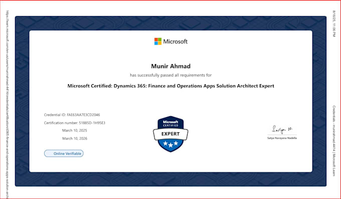 prepare functional design document for microsoft dynamic fo