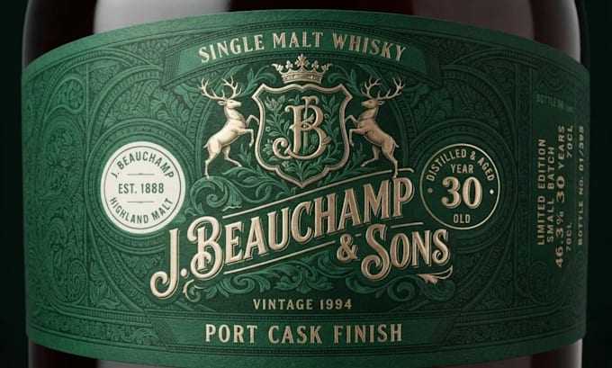 design liquor label design, gin label, wine label, beer label, gin label design