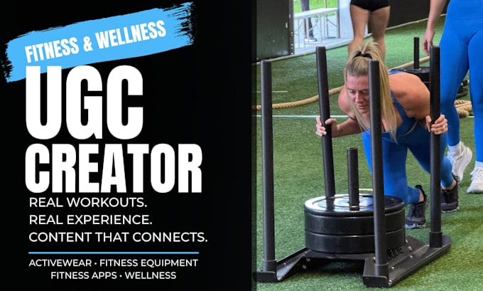 create authentic fitness and wellness ugc video ads