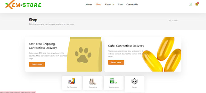 design a professional woocommerce online store
