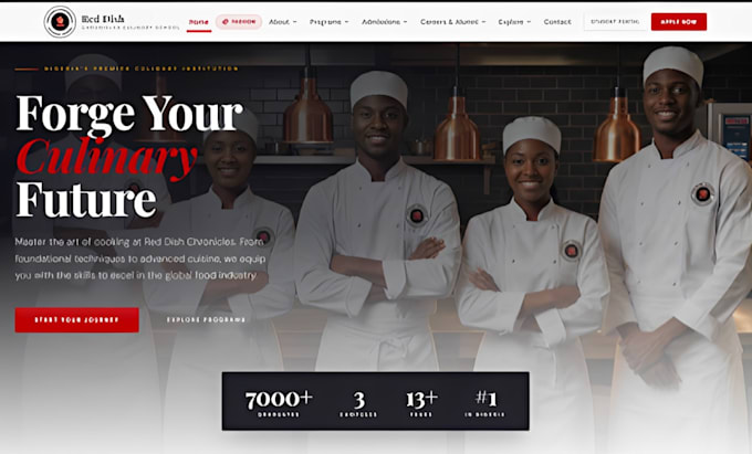 design squarespace culinary school website cooking class website baking website