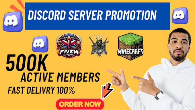 do discord server promotion,server  promotion