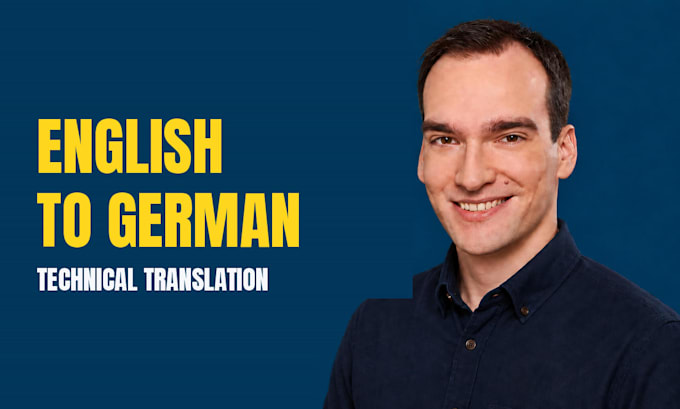 translate technical documents and software from english to german