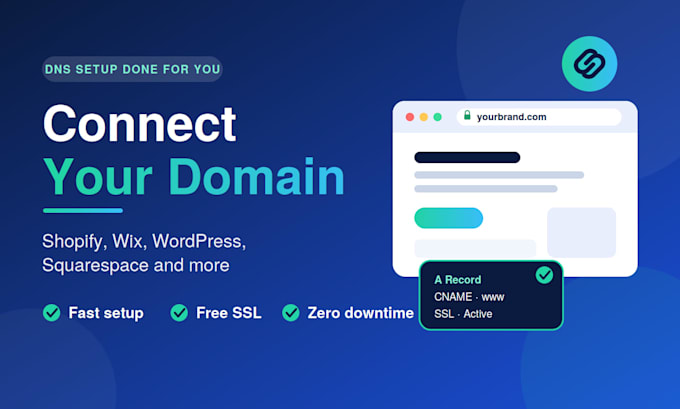connect your domain to any website and fix dns issues
