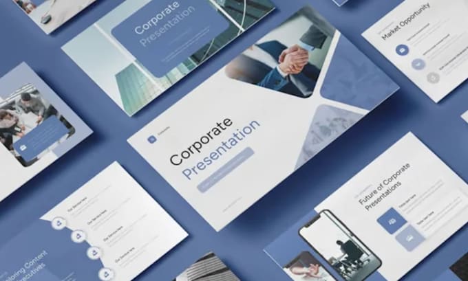 design corporate presentation company profile investor ready startup pitch deck