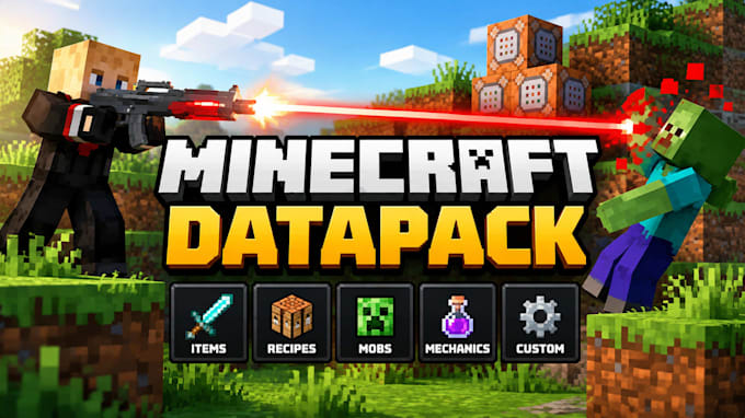 create custom vanilla minecraft data pack