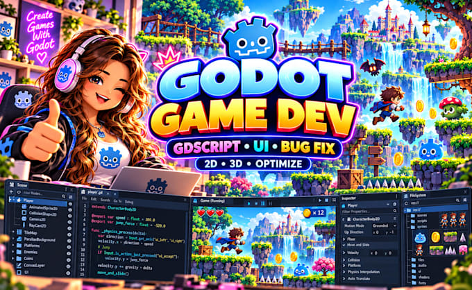 fix godot 4 gdscript bugs optimize gameplay performance and add custom features