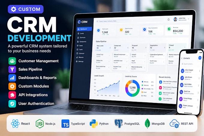 develop a custom CRM system for your business
