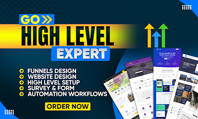 build ghl funnel, setup website, create ghl automations, CRM