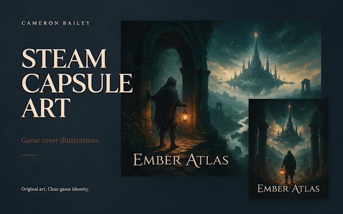 create steam capsule art steam capsule game cover illustrations