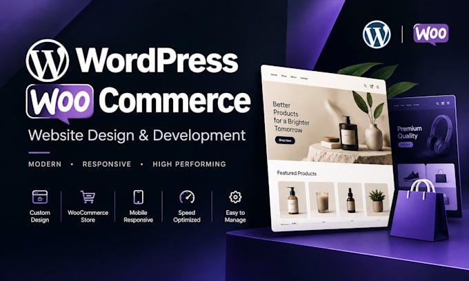 design woo commerce wordpress website redesign develop update clone customize