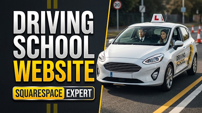 design a squarespace driving school website