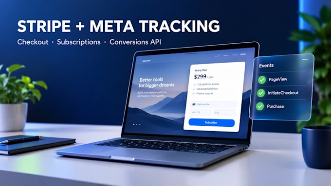 integrate stripe subscriptions checkout and meta pixel conversions api