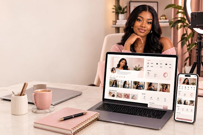 build a responsive influencer media kit website