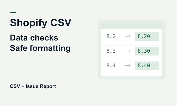 clean and validate your shopify product CSV file